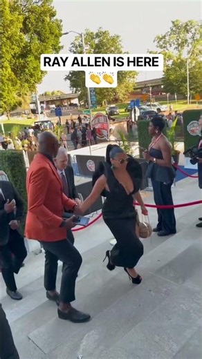 Ray Allen arrives for the Basketball Hall of Fame Enshrinement
