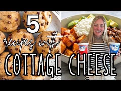 5 EASY High Protein Recipes with COTTAGE CHEESE | Molly Purcell