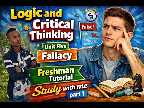 Logic and critical thinking - unit five - fallacy Part 1
