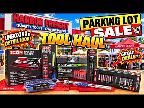 Harbor Freight's Parking Lot Sale Haul!