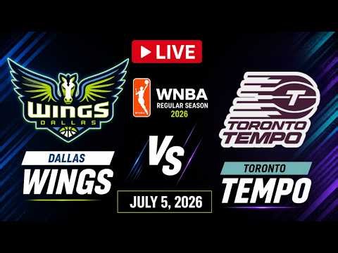 WNBA LIVE! Dallas Wings vs Toronto Tempo | Regular Season 2026 | July 5, 2026 | 2K26 Live