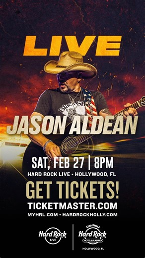 Jason Aldean at Hard Rock Live | February 27