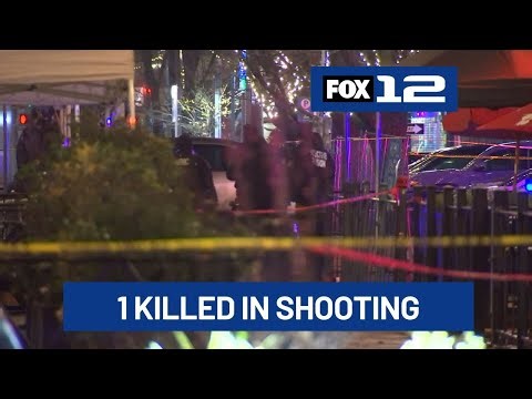 1 dead, another seriously hurt after shooting in downtown Portland