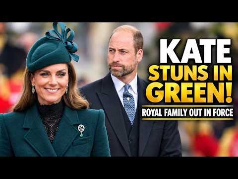 Princess Kate STUNS in Green as King Charles Welcomes Sultan of Oman! Royal Family Out in Force