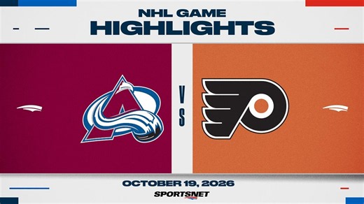 NHL Highlights | Avalanche vs. Flyers - October 19, 2026