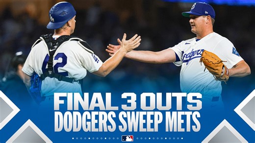 FINAL 3 OUTS: Dodgers complete the sweep vs. the Mets 🧹 | MLB Highlights