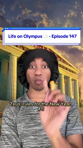 Zeus shares his rules for the New Year, Hermes and Poseidon offer alternatives. #tiktokpartner #greekmythology #hades #comedysketch