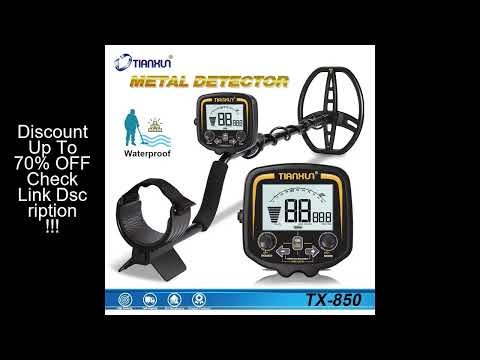 TX-850 Metal Detector Underground Professional Depth 2.5m Scanner Search Finder Gold Detector Treasu