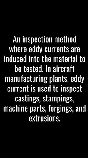 EDDY CURRENT INSPECTION
