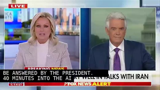 Fox News Anchor Gobsmacked by Trump's Threat to 'Blow Up' New Country