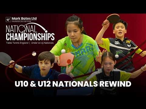 Mark Bates Ltd U10 & U12 National Championships Rewind! | Table Tennis England