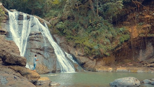 Mancing iseng di air terjun keramat