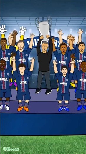 PSG win the Champions League again🏆🏆 #psg #championsleagye #football