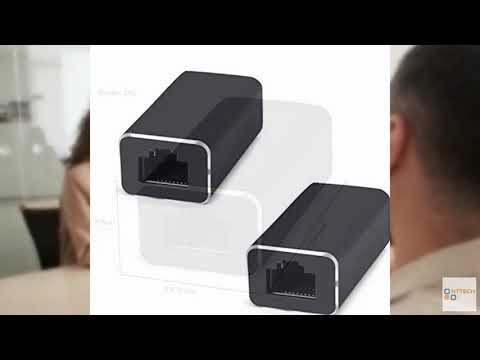 Review - Cat7 Cat6 RJ45 Female to Female Inline Coupler Surge Thundering Protector Gigabi