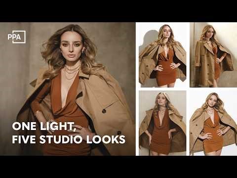 One Light Portrait Lighting in Small Spaces | 5 Pro Studio Looks