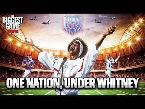 Whitney Houston's ICONIC Super Bowl XXV Performance UNITED America ✨🇺🇸 🎤 | The Biggest Game