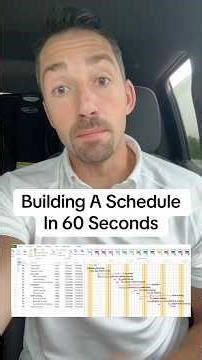 Explaining Microsoft Project In 60 Seconds, Critical For Construction Projects!