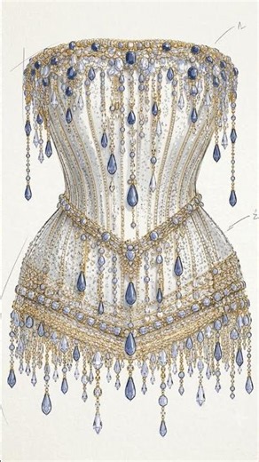 Bejeweled by Mireille Monet. #recreateart #couturefashion