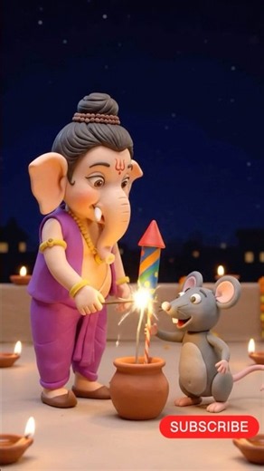 Diwali Special Ganesha Idol Making Step By Step | Easy Clay Art Tutorial 🔥✨