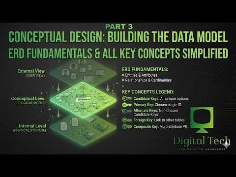 Conceptual Database Design: ERDs & Database Keys Explained (Part 3)