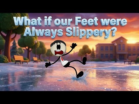 What if our Feet were Always Slippery? + more videos | #aumsum #kids #whatif
