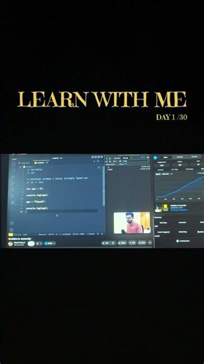 Learn JavaScript With Me | Day 1 🚀 #javascript#coading#programming#viral#shorts#learning#learn