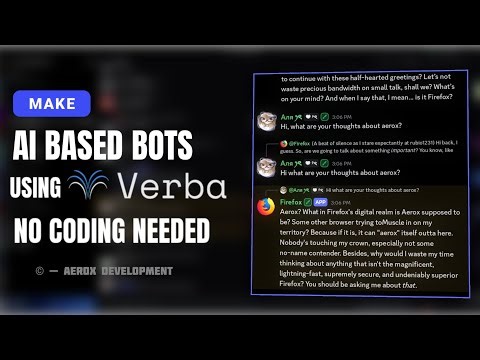 Build an AI discord bot — No Coding Needed! | Free Source Code + Setup Guide | AeroX Development