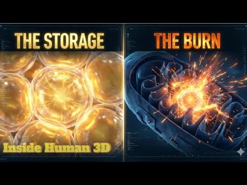 How Your Body Burns Fat Into Energy? | Inside Human 3D