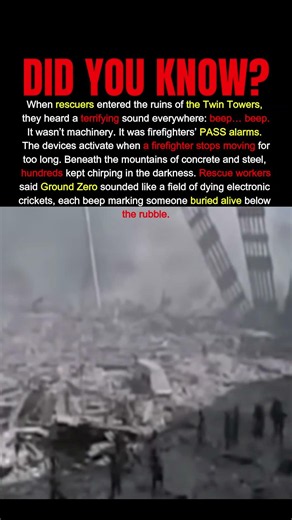Hundreds of Alarms Still Going Off Beneath the Twin Towers Rubble #GroundZero #911