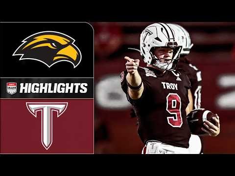 Southern Miss Golden Eagles vs. Troy Trojans | Full Game Highlights | ESPN College Football