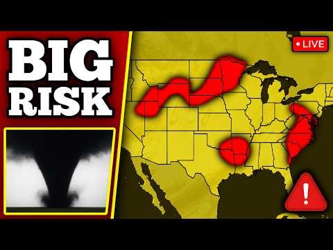 🔴 BREAKING TORNADO WARNING IN MINNESOTA - Tornadoes Possible With LIVE Storm Chasers...