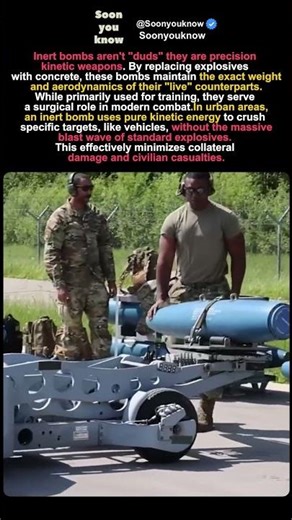 Inert bombs aren't duds —they are precision kinetic weapons By replacing explosives with concrete,