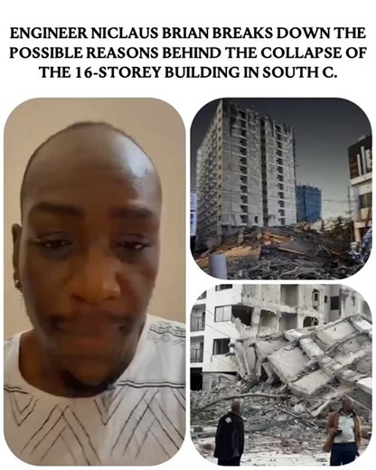 Nairobi_Juice on Instagram: "Engineer Niclaus Brian breaks down the possible reasons behind the collapse of the 16-storey building in South C 🎥: niclausbrian"