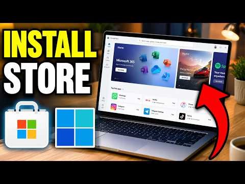 How To Install Microsoft Store in Windows 11 (Reinstall) ✅🔥