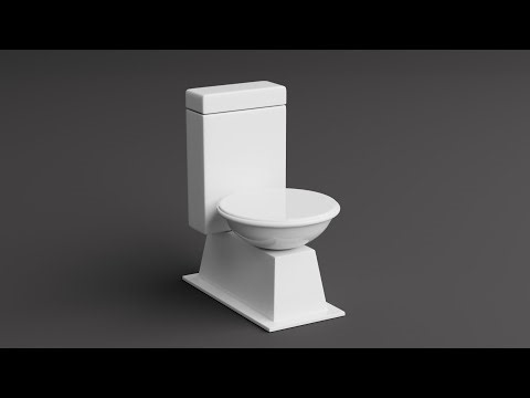 How to model a toilet🚽 seat in Blender || under 5 minutes