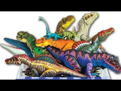 ULTIMATE Jurassic World Survival Collection! | New T Rex, I Rex, Spinosaurus, Scorpios Rex Dinosaurs
