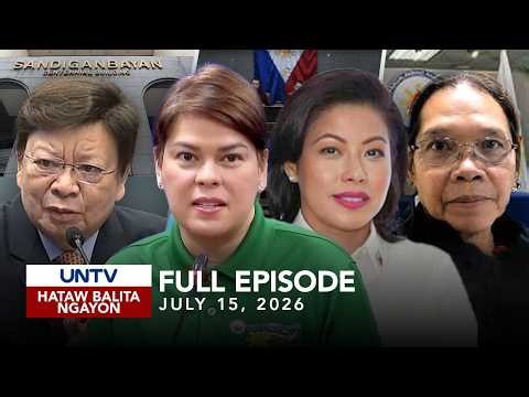 UNTV: Hataw Balita Ngayon | July 15, 2026