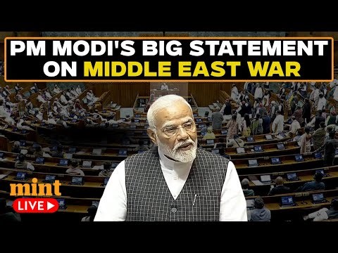 PM Modi LIVE: PM Modi Makes Key Statement on Iran War in Lok Sabha | Israel-Iran War LIVE | US-Iran