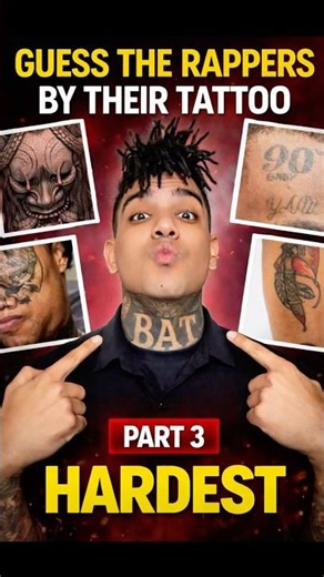 These Rapper Tattoos Are IMPOSSIBLE to Guess Part 3