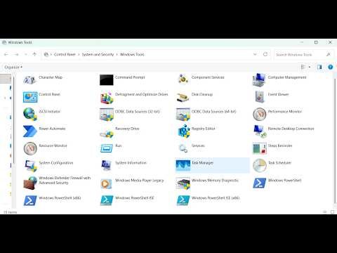 Open Windows Services Manager Using Control Panel