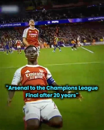 20 Years Later Arsenal Are Back #Arsenal #UCL #Historic #championsleague #football