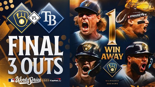FINAL 3 OUTS: Brewers are ONE WIN AWAY from winning their FIRST-EVER World Series! | MLB Highlights
