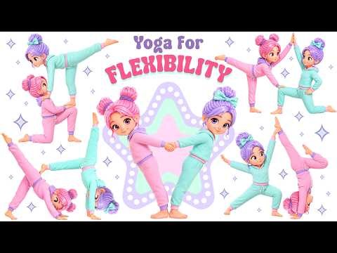 Kids Yoga for Flexibility🌈| Partner Yoga Poses for Kids⭐| Easy Poses to Improve Flexibility Together