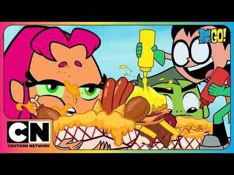 Teen Titans Go! Throwback Thursday 🍔 | Remember These Funny FOOD Moments? | Cartoon Network Asia
