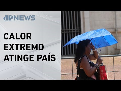 Onda de calor coloca mais de 1.200 cidades em alerta vermelho no Brasil