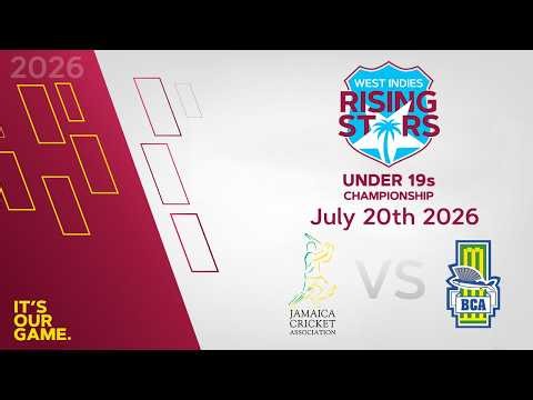 🔴 LIVE Jamaica v Barbados | CWI Men’s Under 19 | 50 Over Championships 2026