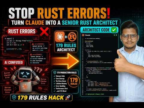 Stop Rust Errors! Turn Claude into a Senior Rust Architect (179 Rules) 🚀