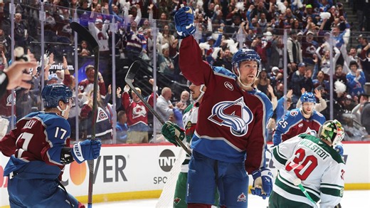 Avalanche, Wild trade punches in 'helter-skelter' Game 1 | NHL.com