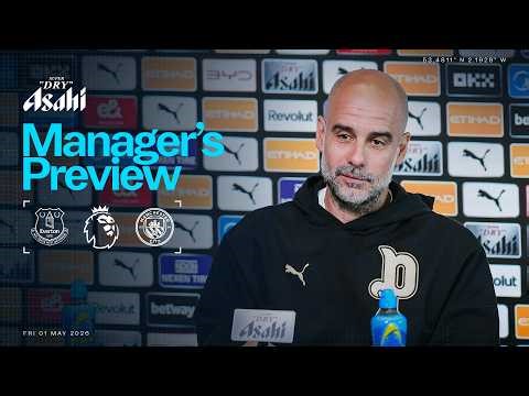 PEP GUARDIOLA PRESS CONFERENCE | Everton | Premier League