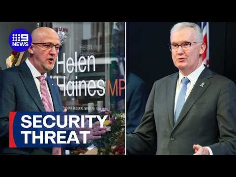AFP warn of rising political violence in wake of Helen Haines attack | 9 News Australia